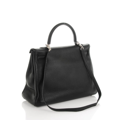Hermes Taurillon Clemence Kelly Retourne 35 Black 3 of 23