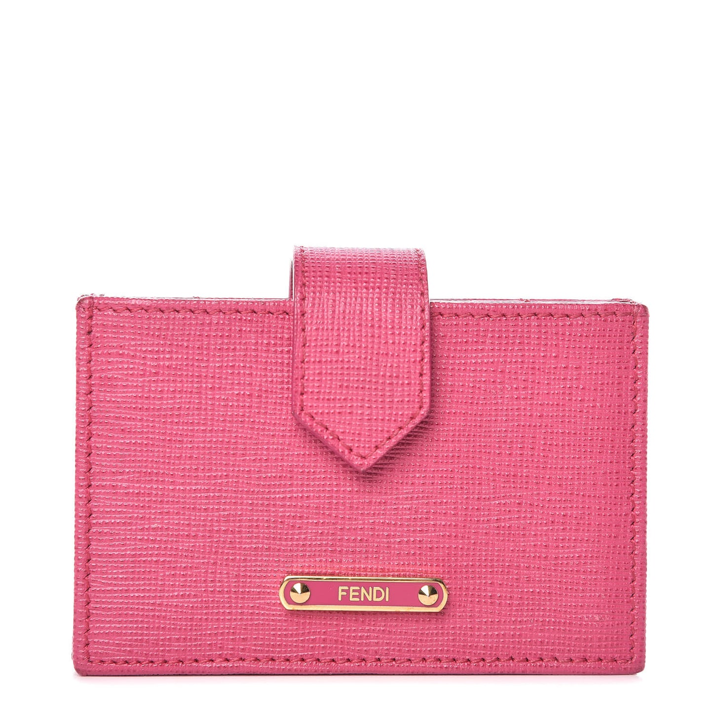 Vitello Elite Gusseted Card Holder Magenta