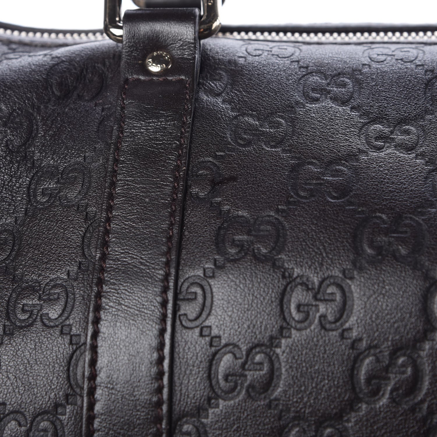 Gucci Guccissima Medium Joy Boston Dark Brown 12 of 19