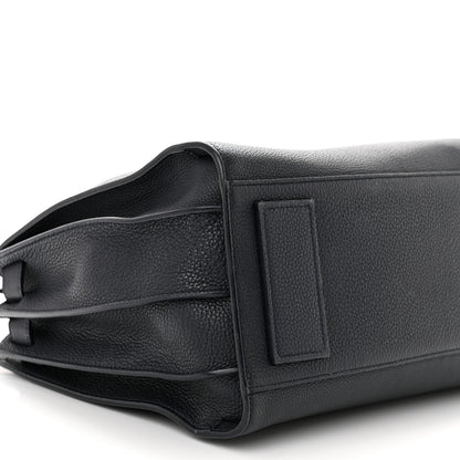 Saint Laurent Grained Calfskin Small Supple Sac De Jour Navy 8 of 12