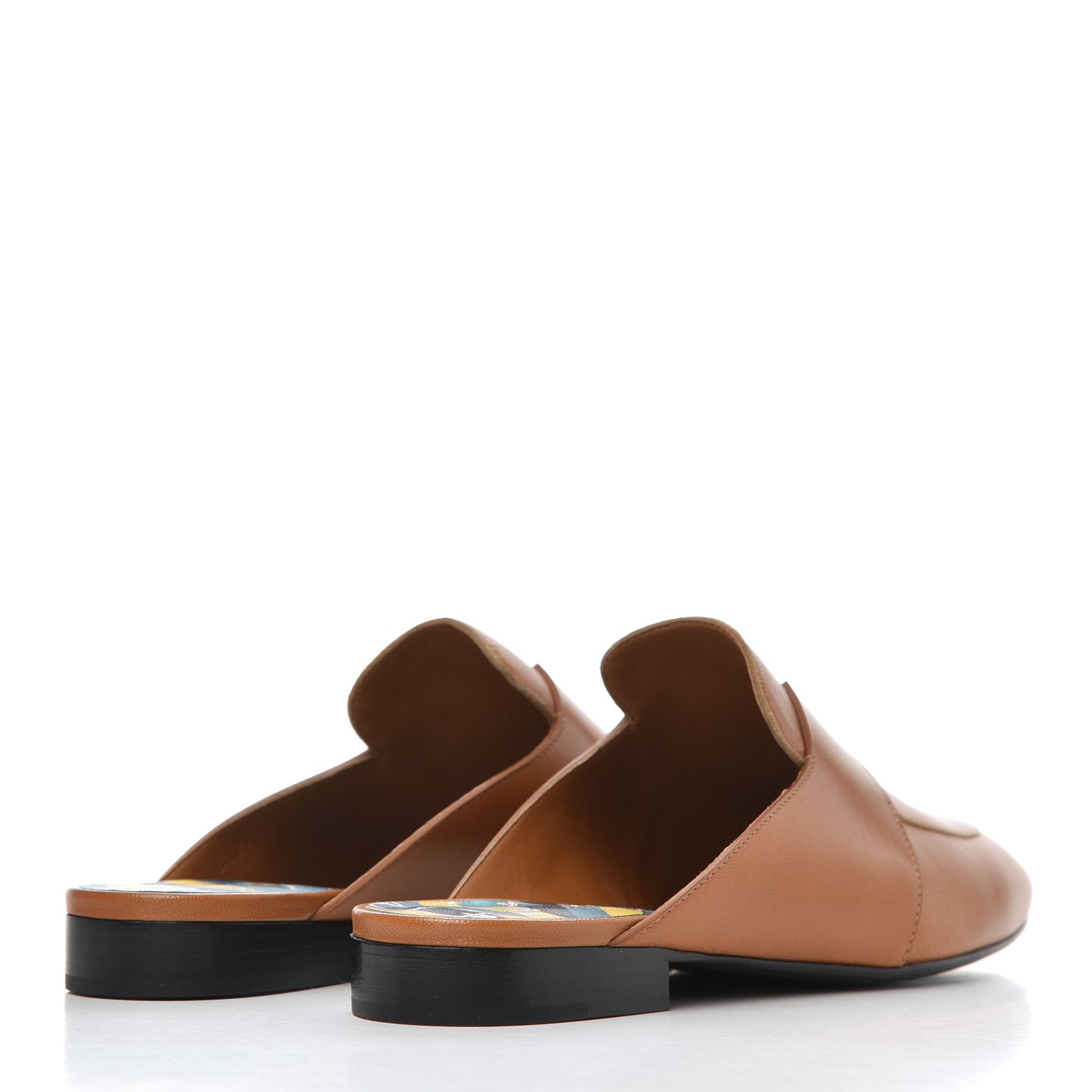 Goatskin Womens Catena Mules 37 Beige Dore