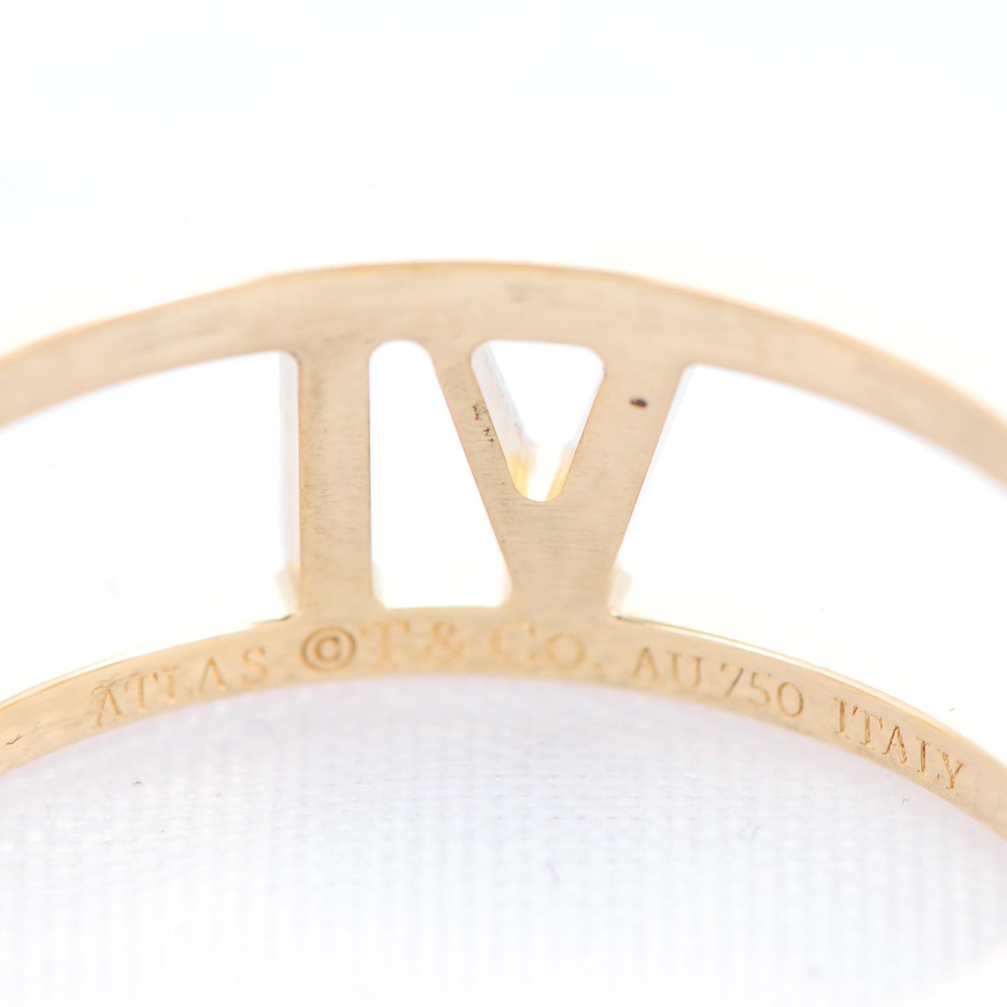 18K Yellow Gold Atlas Open Ring 8.5
