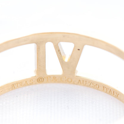 Tiffany 18K Yellow Gold Atlas Open Ring 8.5 4 of 5