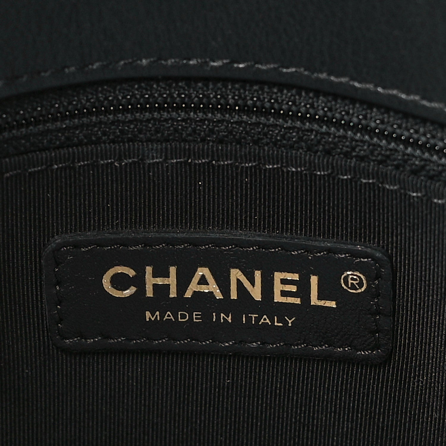 Chanel Grained Calfskin Small Chevron Chic Top Handle Flap Black 6 of 11