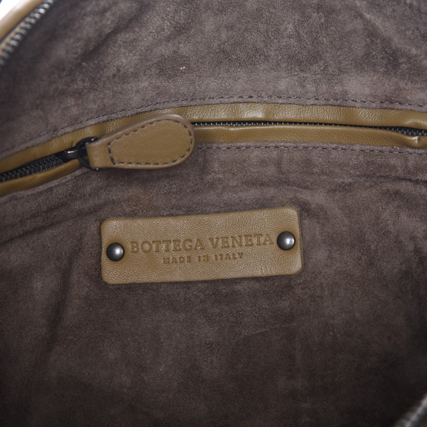 Nappa Intrecciato Pillow Crossbody Messenger Camel
