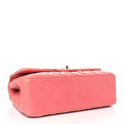 Chanel Lambskin Quilted Jumbo Double Flap Pink 4 of 10