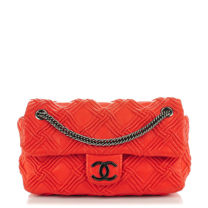 Chanel Lambskin Walk Of Fame Flap Red 1 of 8