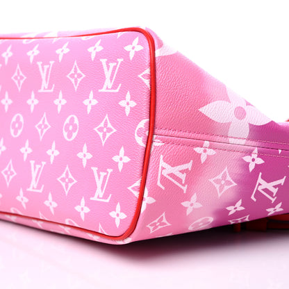 Louis Vuitton Monogram Escale Neverfull MM Rouge 10 of 15