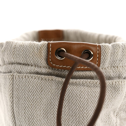 Hermes Canvas Barenia Fourbi 25 MM Pouch Naturel Fauve 9 of 9