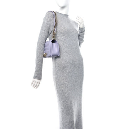 Chanel Caviar Quilted Medium Boy Flap Light Purple 2 of 11
