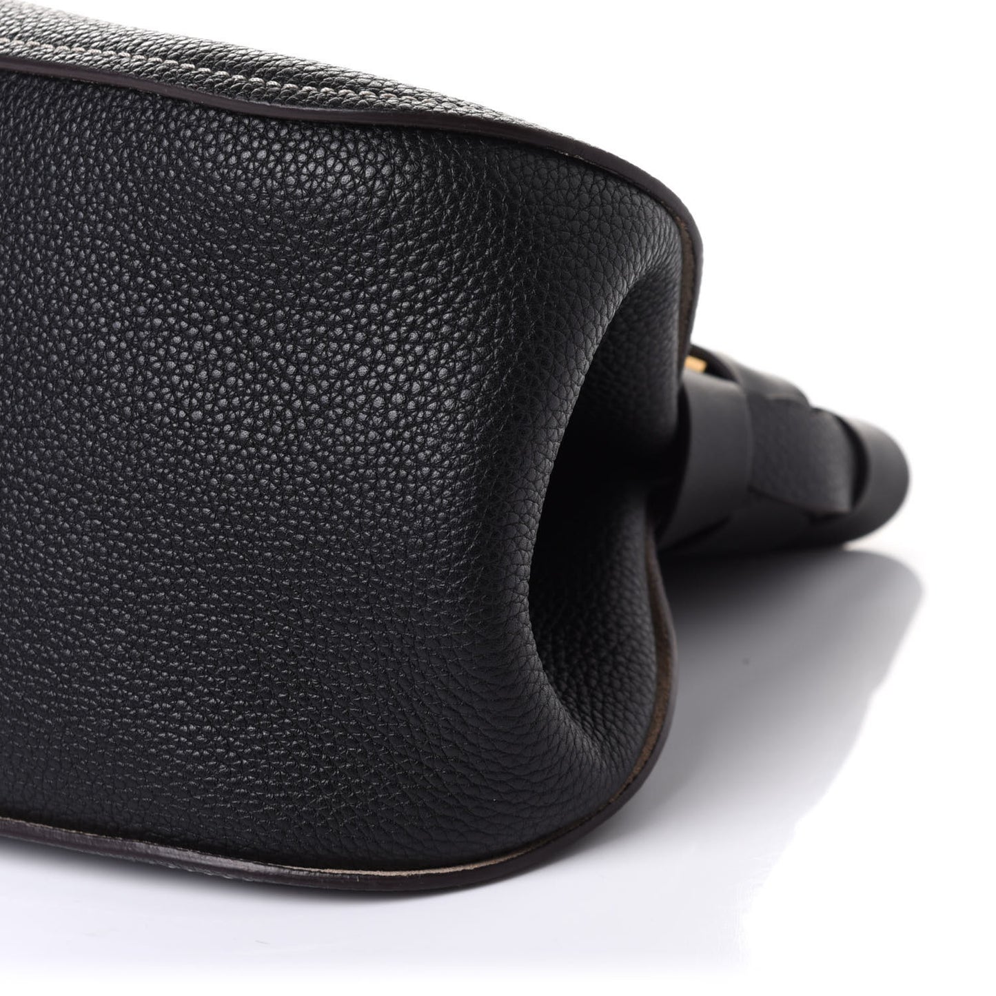 Grained Calfskin Darryl Clutch Black
