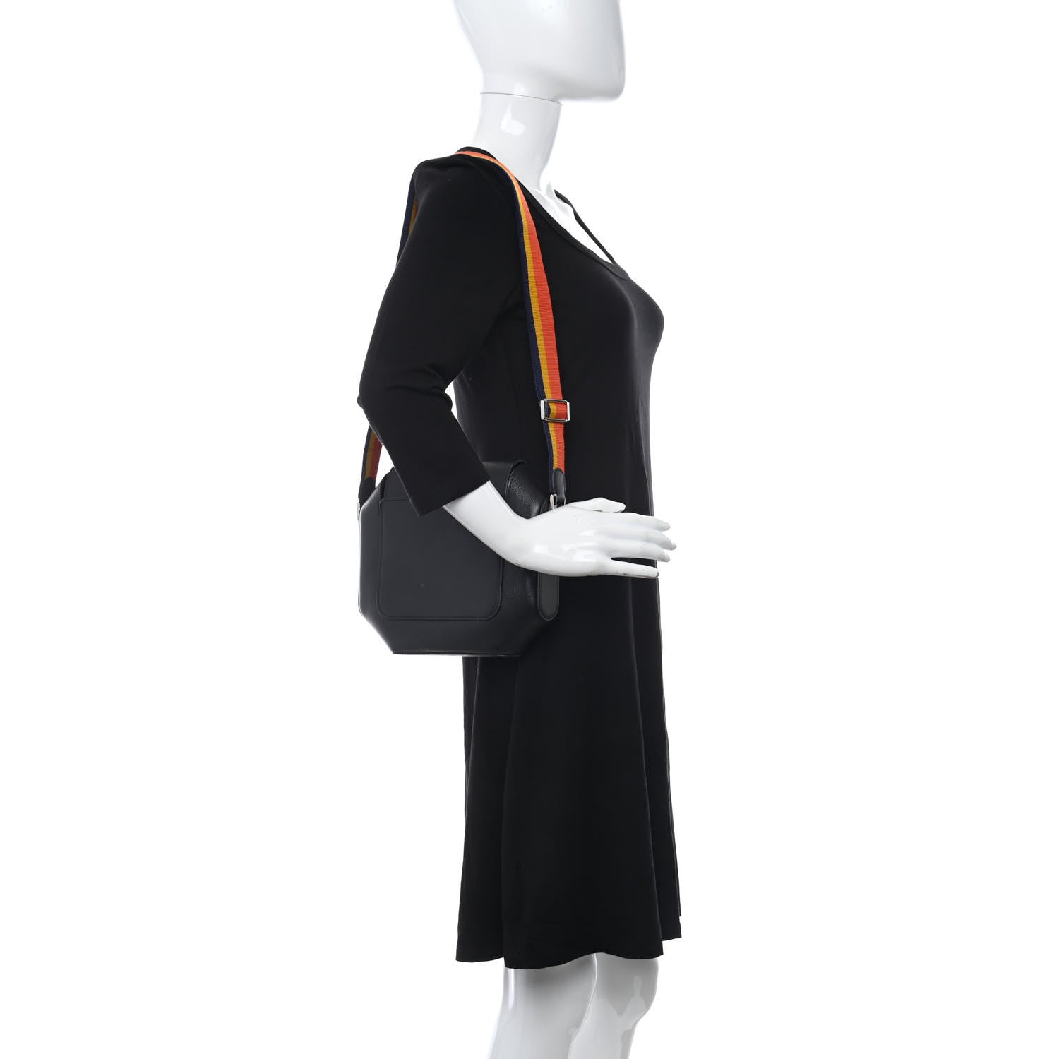 Hermes Epsom Octogone 23 Black 2 of 12