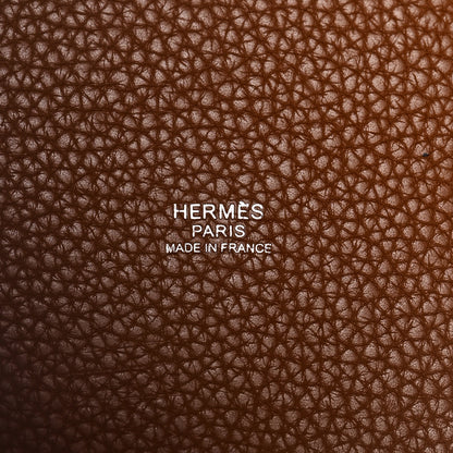 Hermes Taurillon Clemence Picotin Lock 18 PM Gold 6 of 10