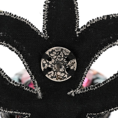 Gucci Metal Crystal Embroidered Bow Earrings Multicolor 4 of 8