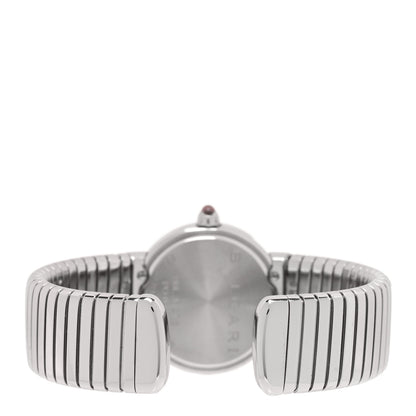 Bulgari Stainless Steel Diamond 26mm Tubogas Quartz Watch Black 3 of 5