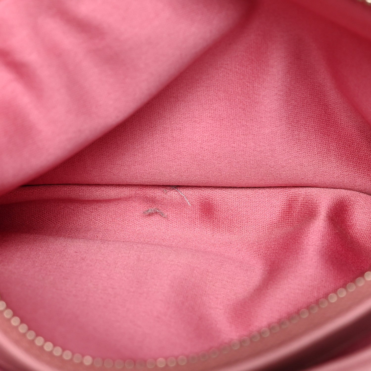 Miu Miu Nappa Matelasse Crystal Shoulder Bag Rosa 6 of 8