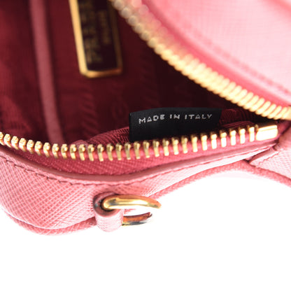 Prada Saffiano Lux Mini Camera Crossbody Bag Bruyere 12 of 15