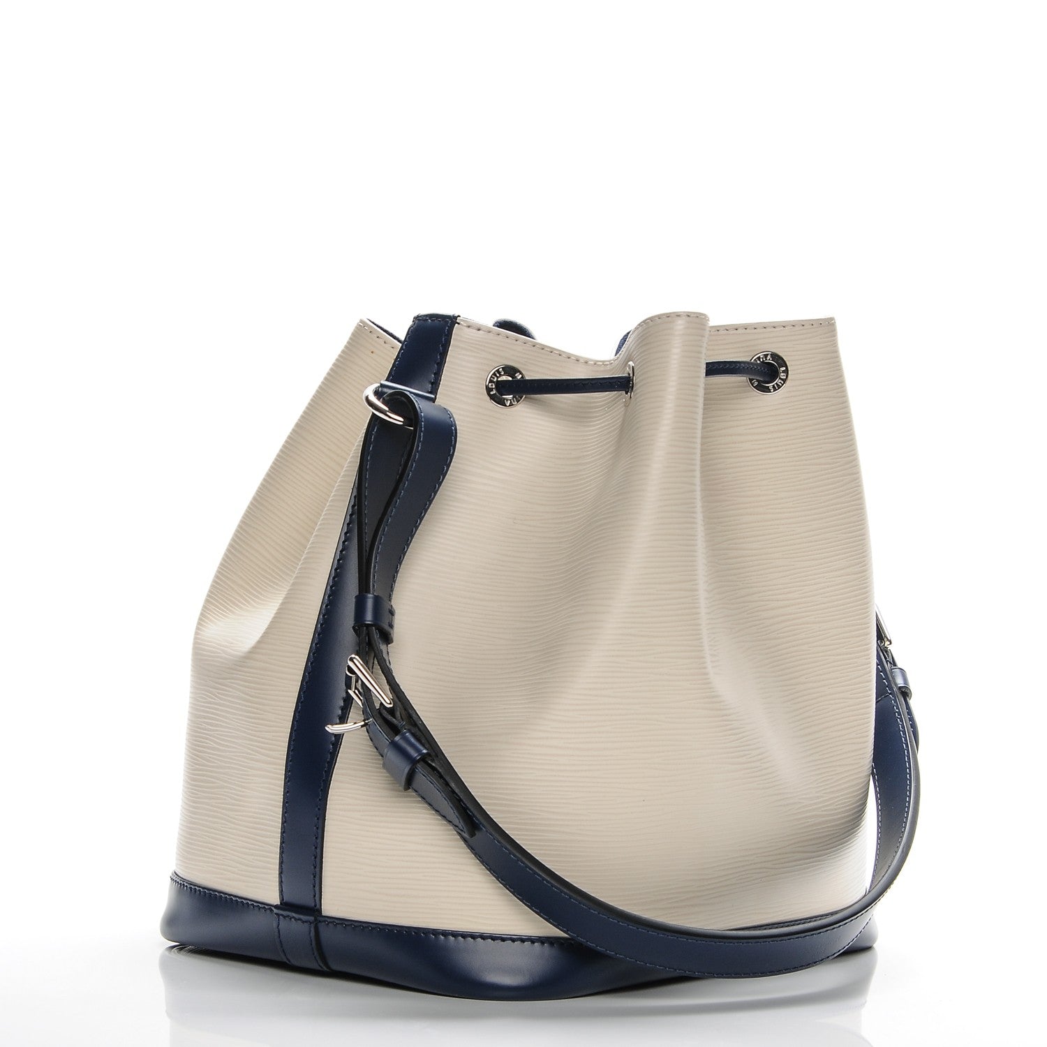 Louis Vuitton Epi Petit Bi-Color Noe Ivory Indigo 3 of 6
