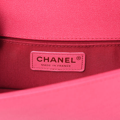 Chanel Caviar Quilted Small Boy Flap Rose Fonce 6 of 15