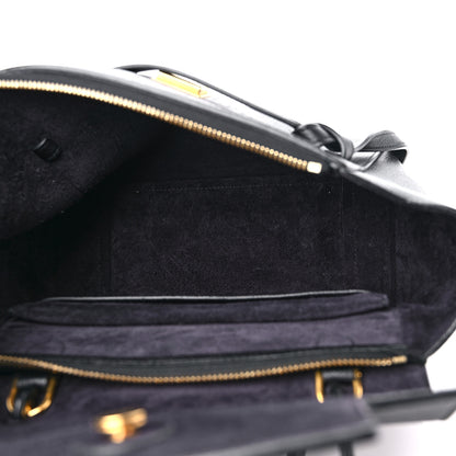 Celine Grained Calfskin Micro Belt Bag Black 5 of 11