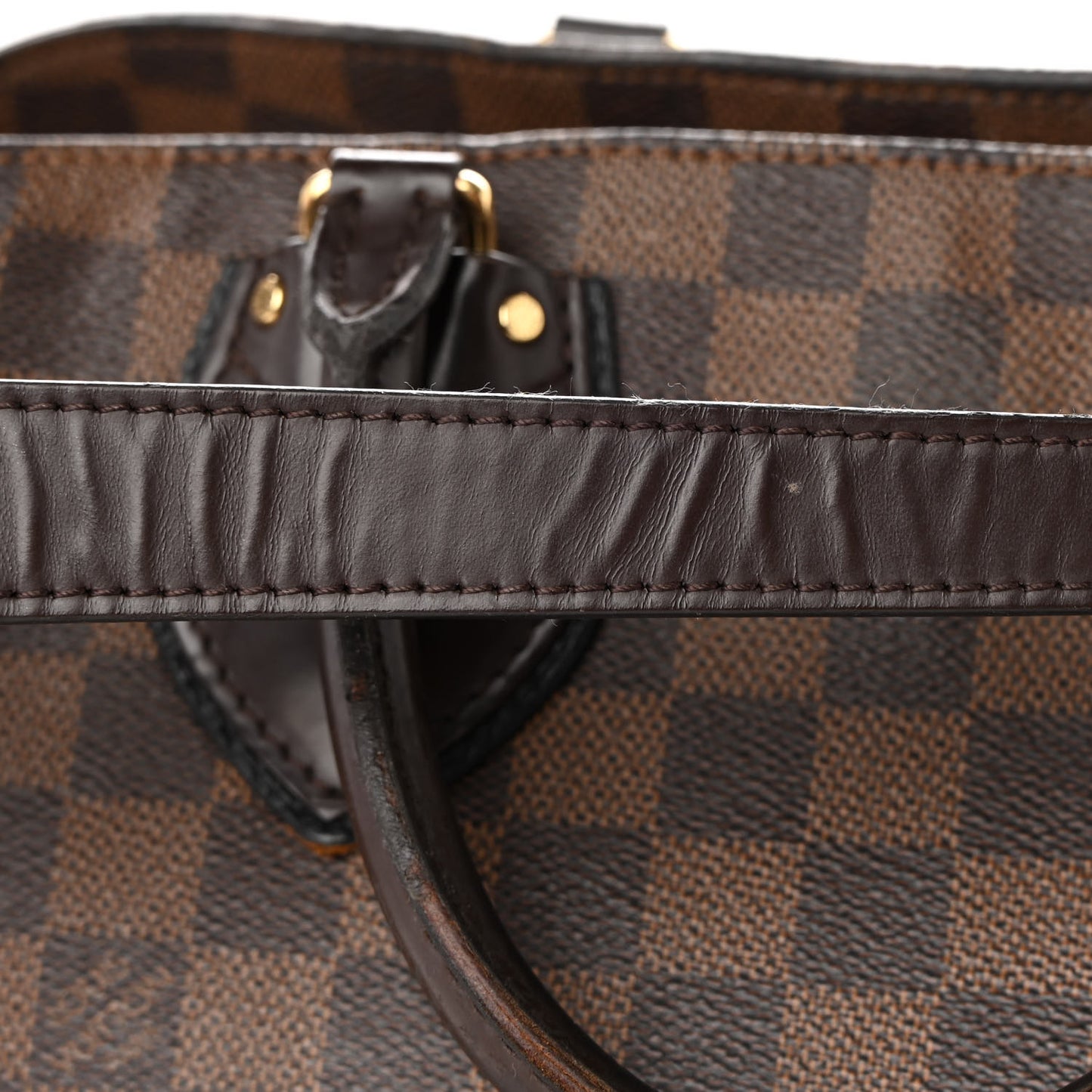 Cuir Taurillon Damier Ebene Normandy Black