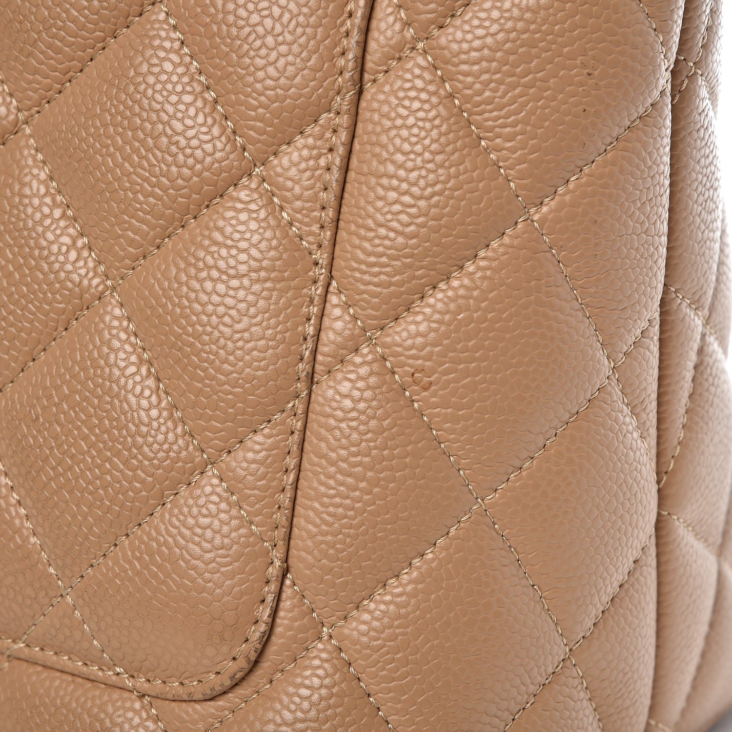 Chanel Caviar Quilted Medallion Tote Beige 10 of 14