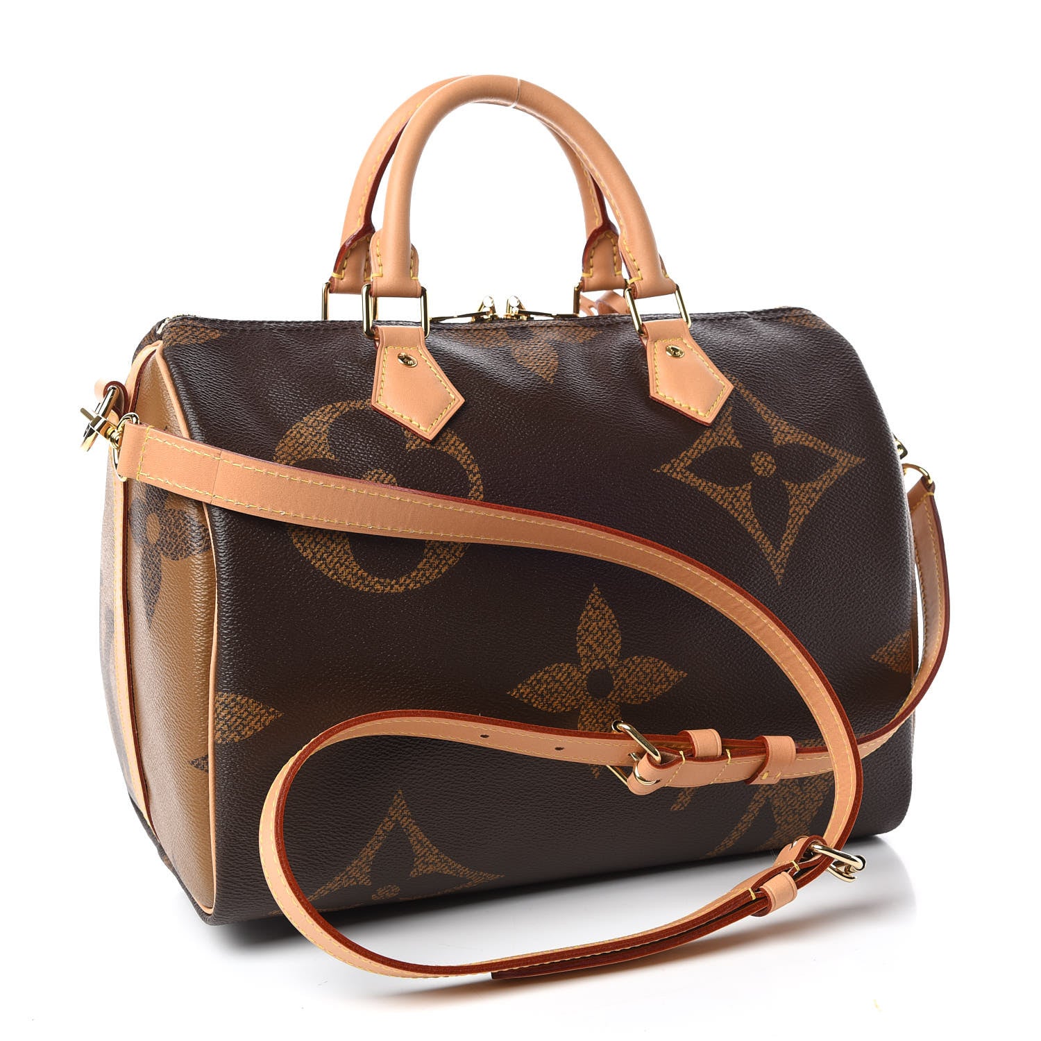 Louis Vuitton Reverse Monogram Giant Speedy Bandouliere 30 3 of 9