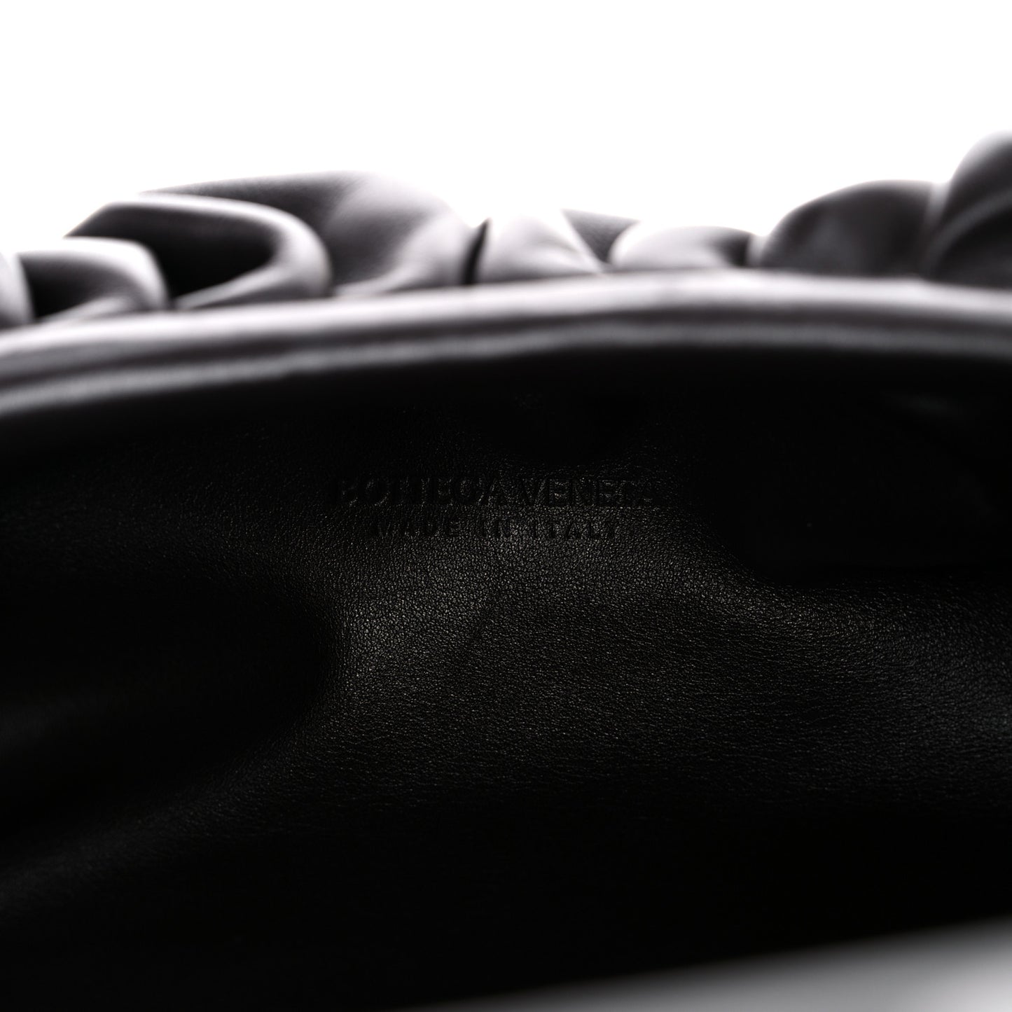 Smooth Butter Calf The Pouch Oversized Clutch Fondente