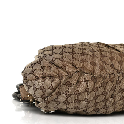 Gucci Monogram Studded Medium Pelham Shoulder Bag Dark Brown 9 of 18
