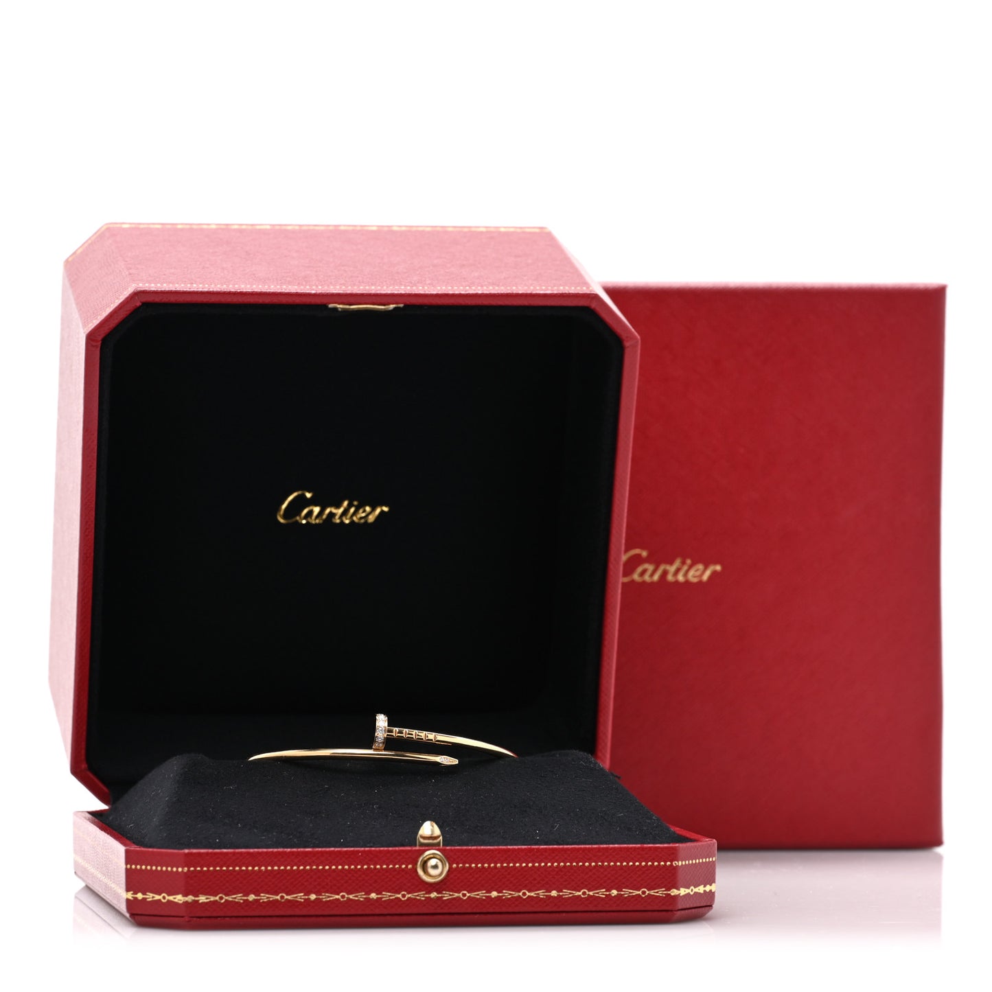 18K Yellow Gold Diamond Small Juste Un Clou Bracelet 16