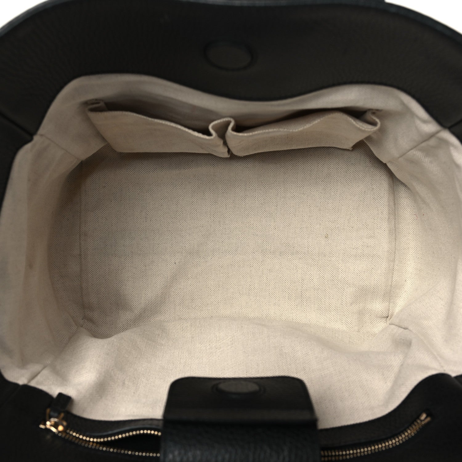 Gucci Pebbled Calfskin Small Swing Tote Black 5 of 9