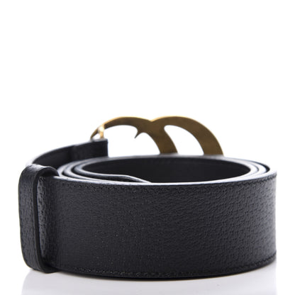 Gucci Textured Calfskin Double G 40mm Belt 85 34 Black 2 of 5