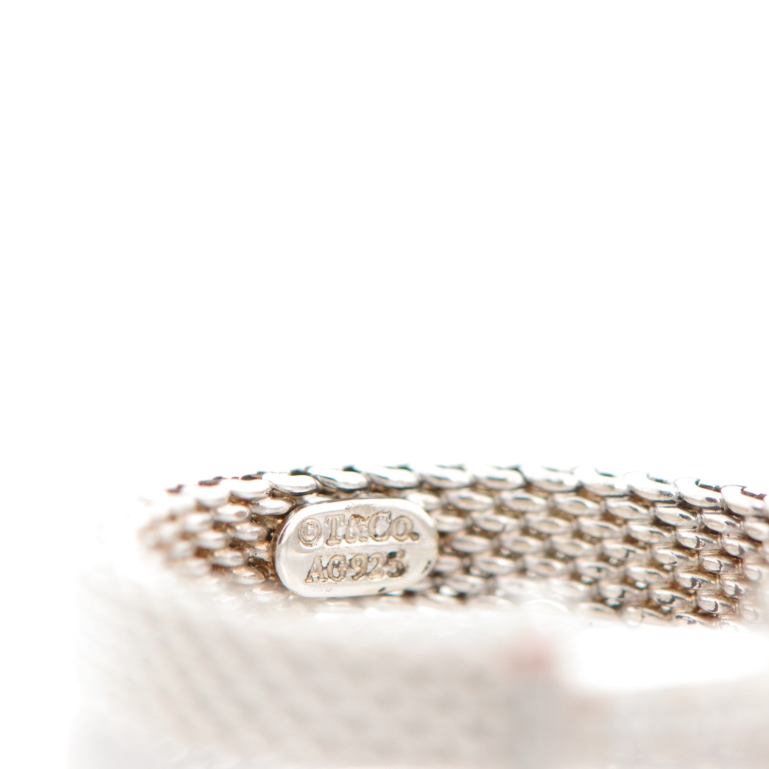 Tiffany Sterling Silver Diamond Narrow Somerset Ring 49 5 4 of 4