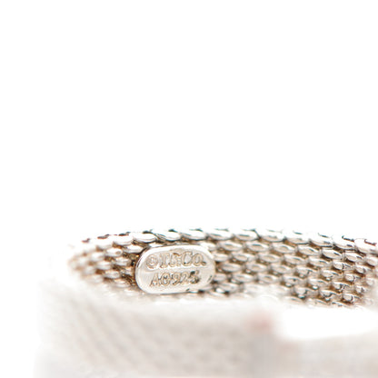 Tiffany Sterling Silver Diamond Narrow Somerset Ring 49 5 4 of 4