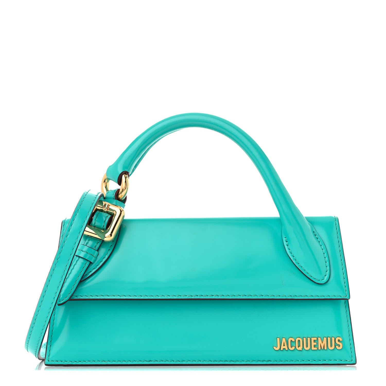 Jacquemus Spazzolato Le Chiquito Boucle Long Turquoise 1 of 13