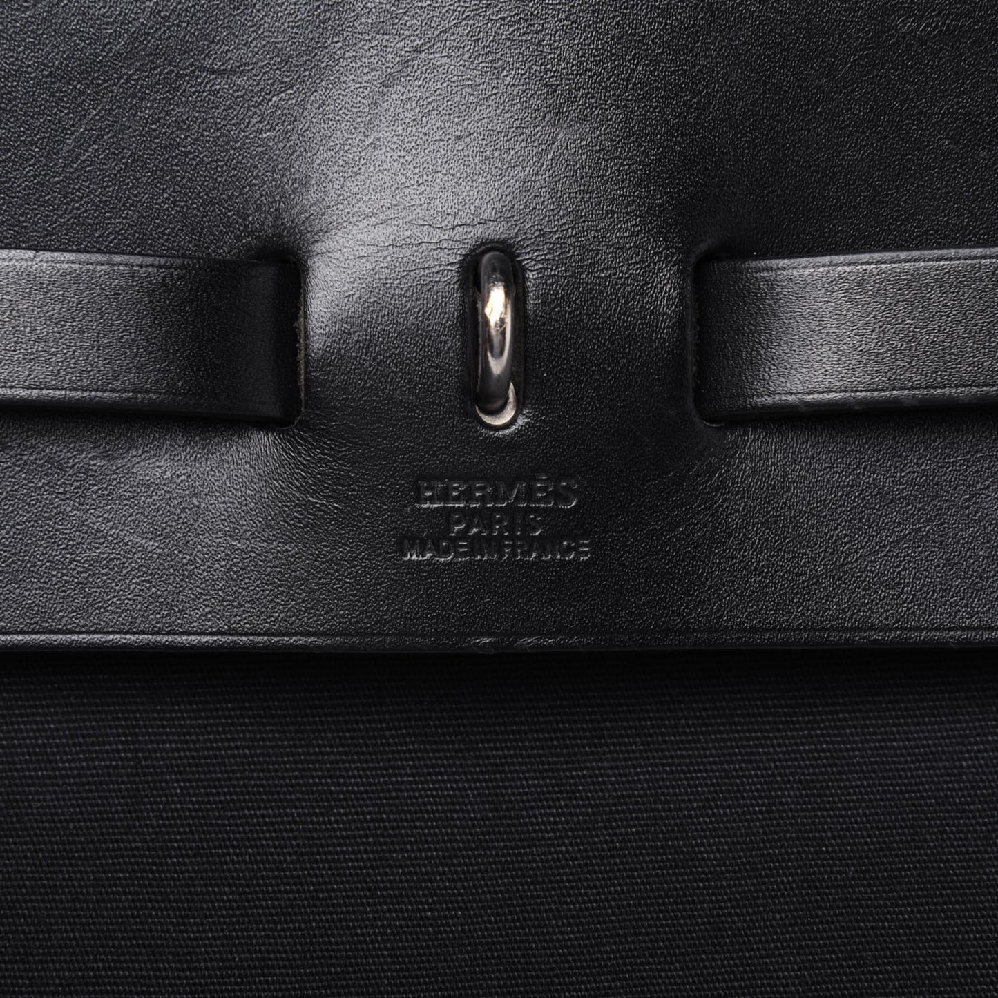 Toile Vache Calfskin Herbag 40 GM Black