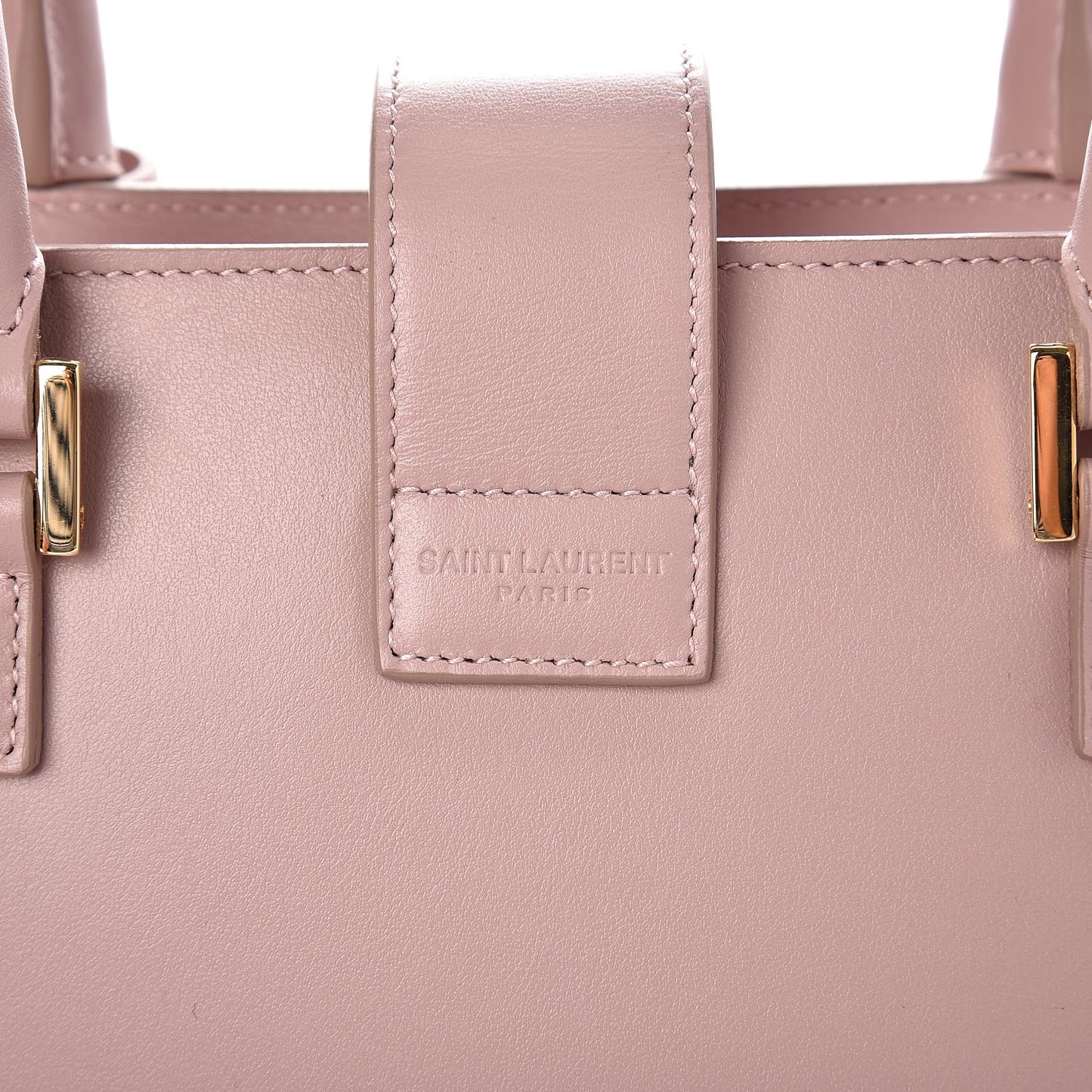 Calfskin Small Monogram Cabas Pink