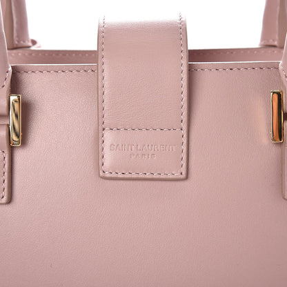 Saint Laurent Calfskin Small Monogram Cabas Pink 5 of 7