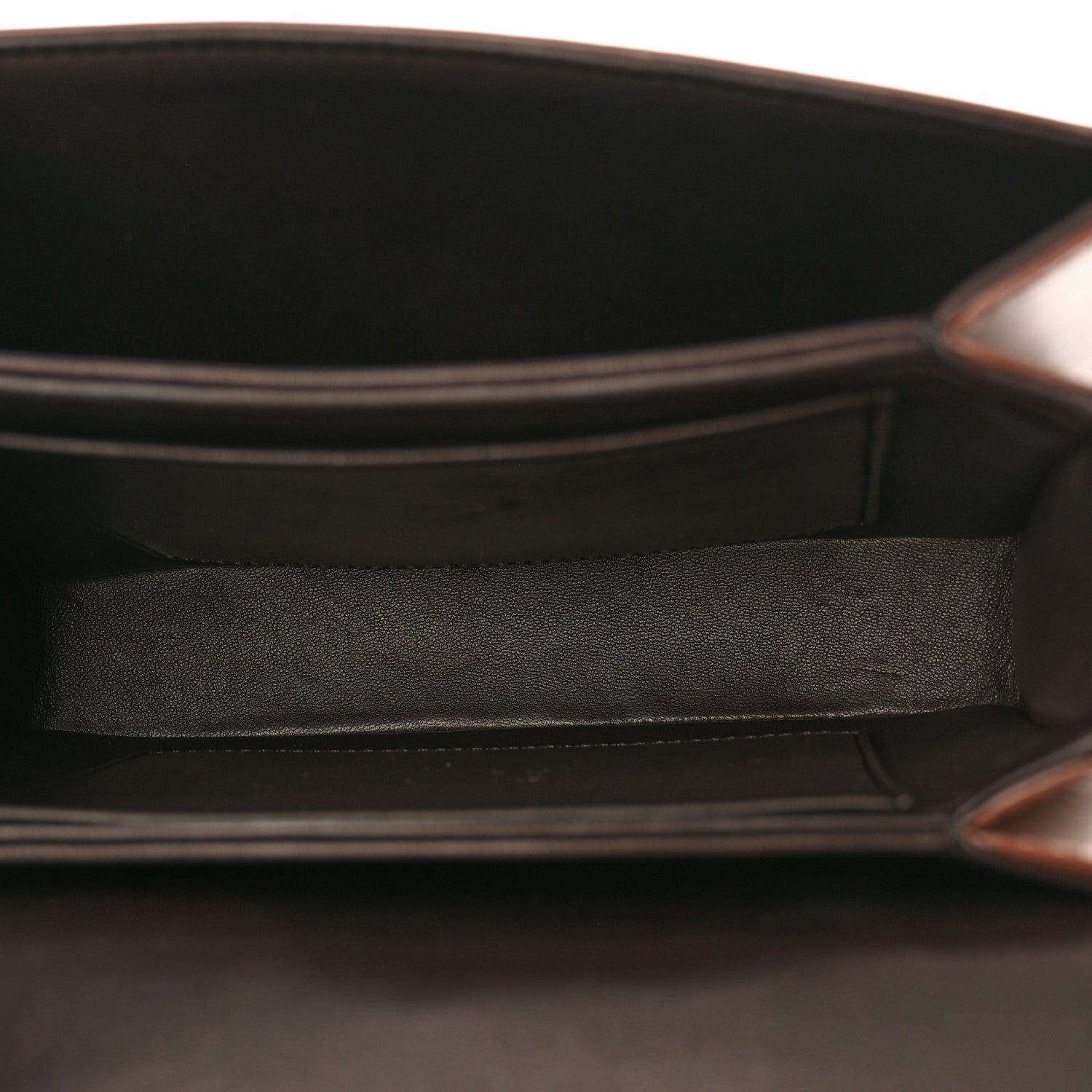 The Row Polished Saddle Calfskin The Sofia 8.75 Crossbody Cherry Wood 5 of 10