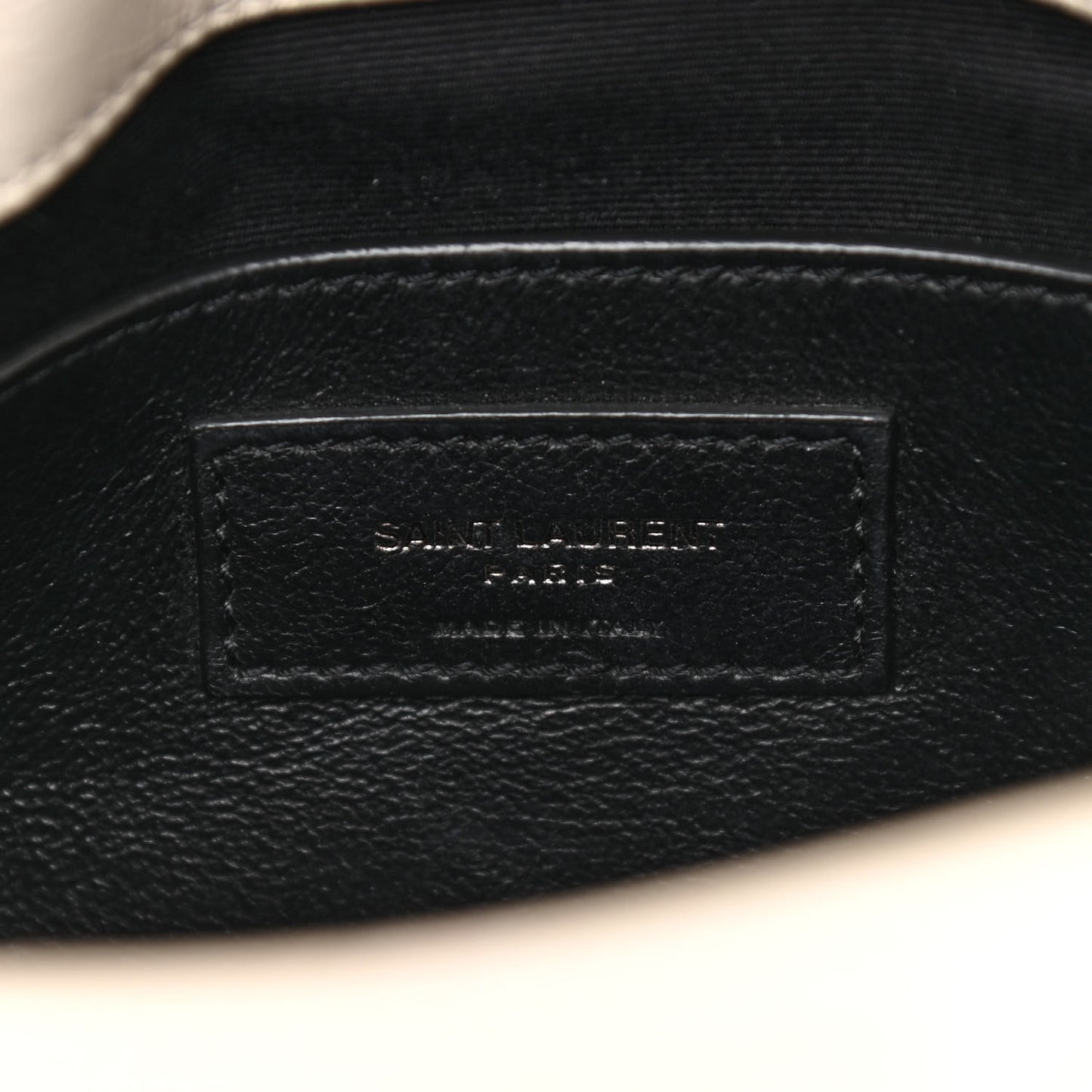 Crinkled Calfskin Matelasse Monogram Baby Niki Chain Satchel Ivory