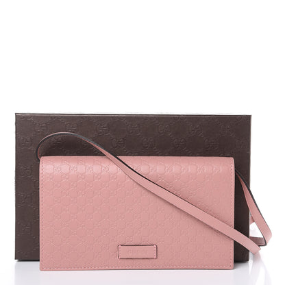 Gucci Microguccissima Crossbody Wallet Soft Pink 9 of 10