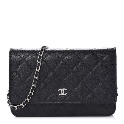 Chanel Caviar Quilted Wallet On Chain WOC Black 1 of 11
