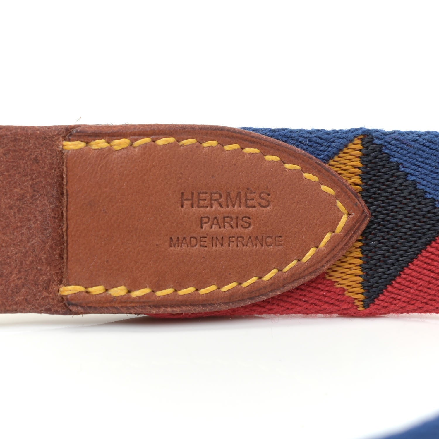 Hermes Toile Natural Bridle Medor Dog Collar L Dark Irish 5 of 6