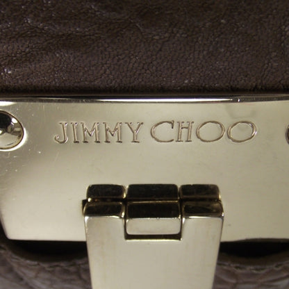 Jimmy Choo Drummed Leather Riki Mink 7 of 10