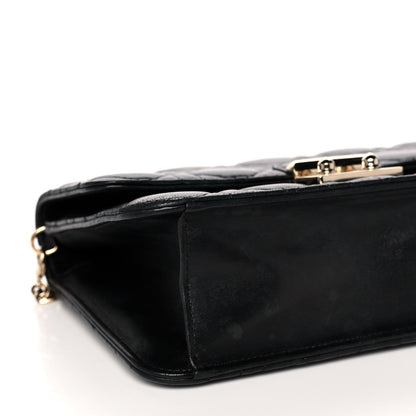 Christian Dior Lambskin Cannage Miss Dior Promenade Pouch Black 9 of 13