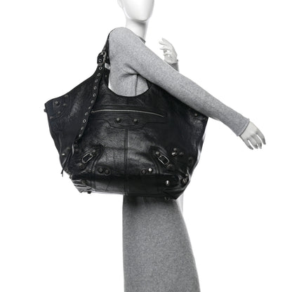 Balenciaga Agneau Arena Large Le Cagole Carry All Bag Black 2 of 13