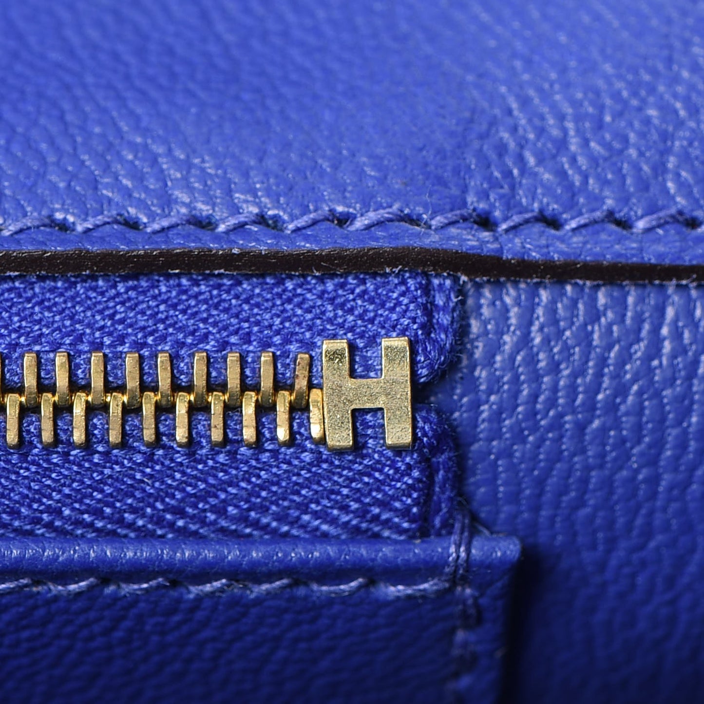 Togo Birkin 35 Bleu Electrique