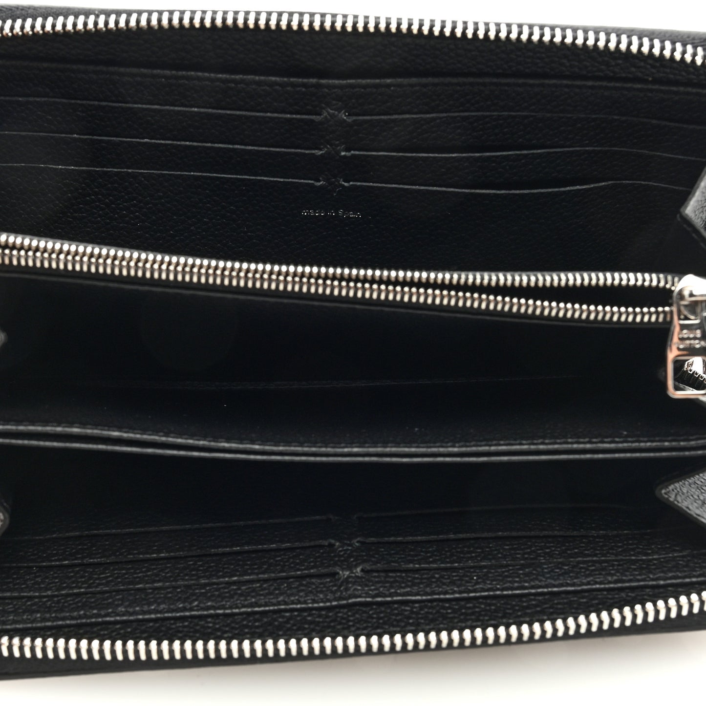 LV X YK Empreinte Zippy Wallet Black White