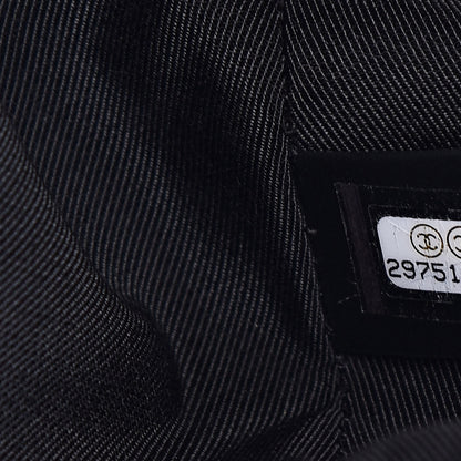 Chanel Lambskin Quilted CC Dweller Drawstring Tote Black 6 of 11