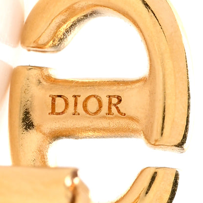 Christian Dior CD Ear Clip Gold 5 of 5